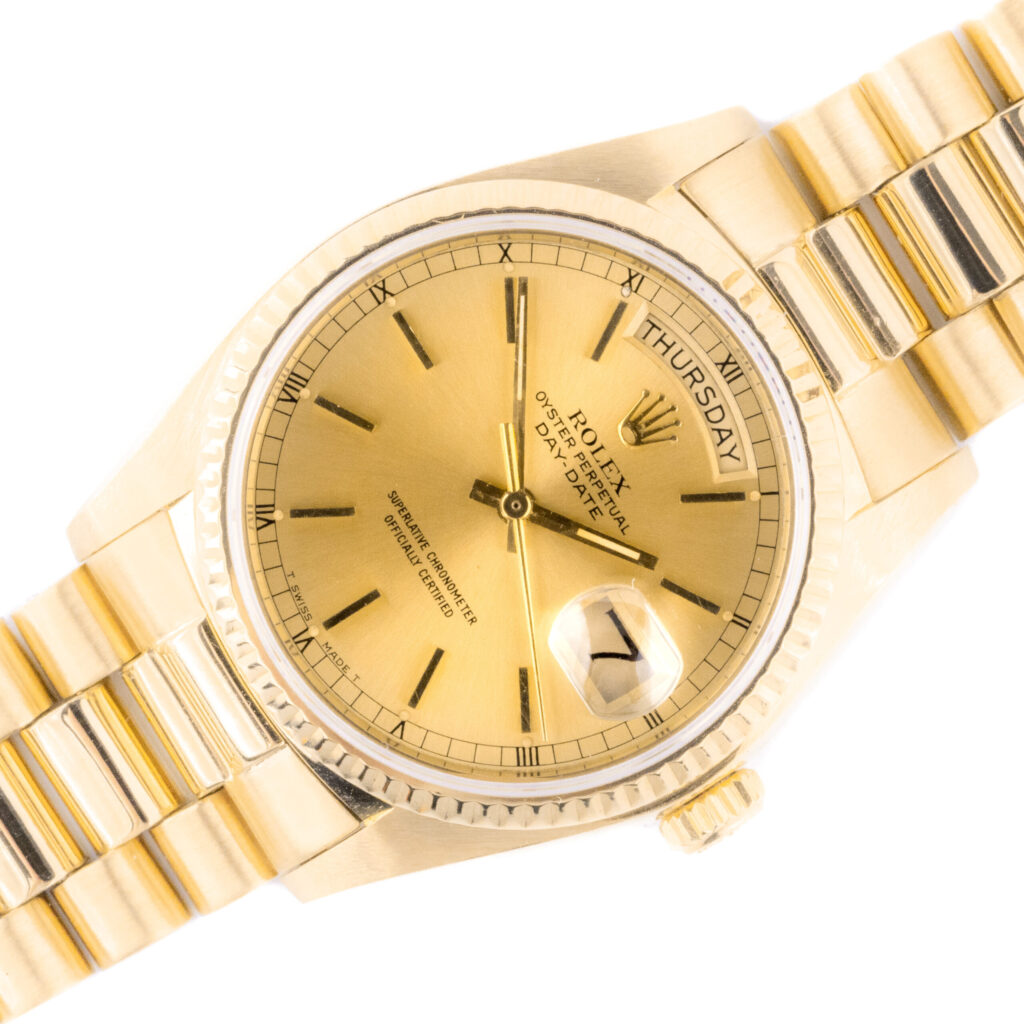 Rolex Day-Date Champagne 18038 1979 (Volledige Set)