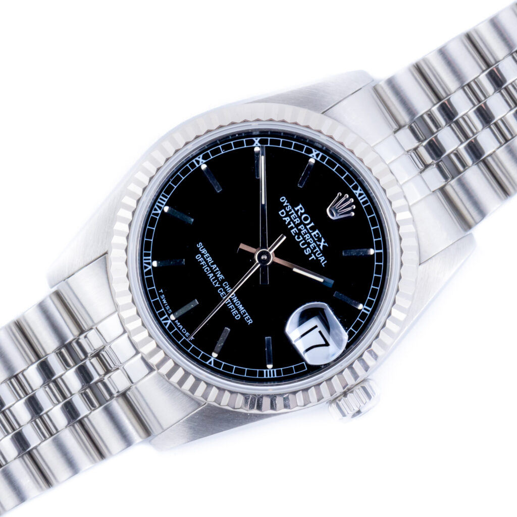 Rolex Datejust Mid-Size Black 68274 1997 (Volledige set)