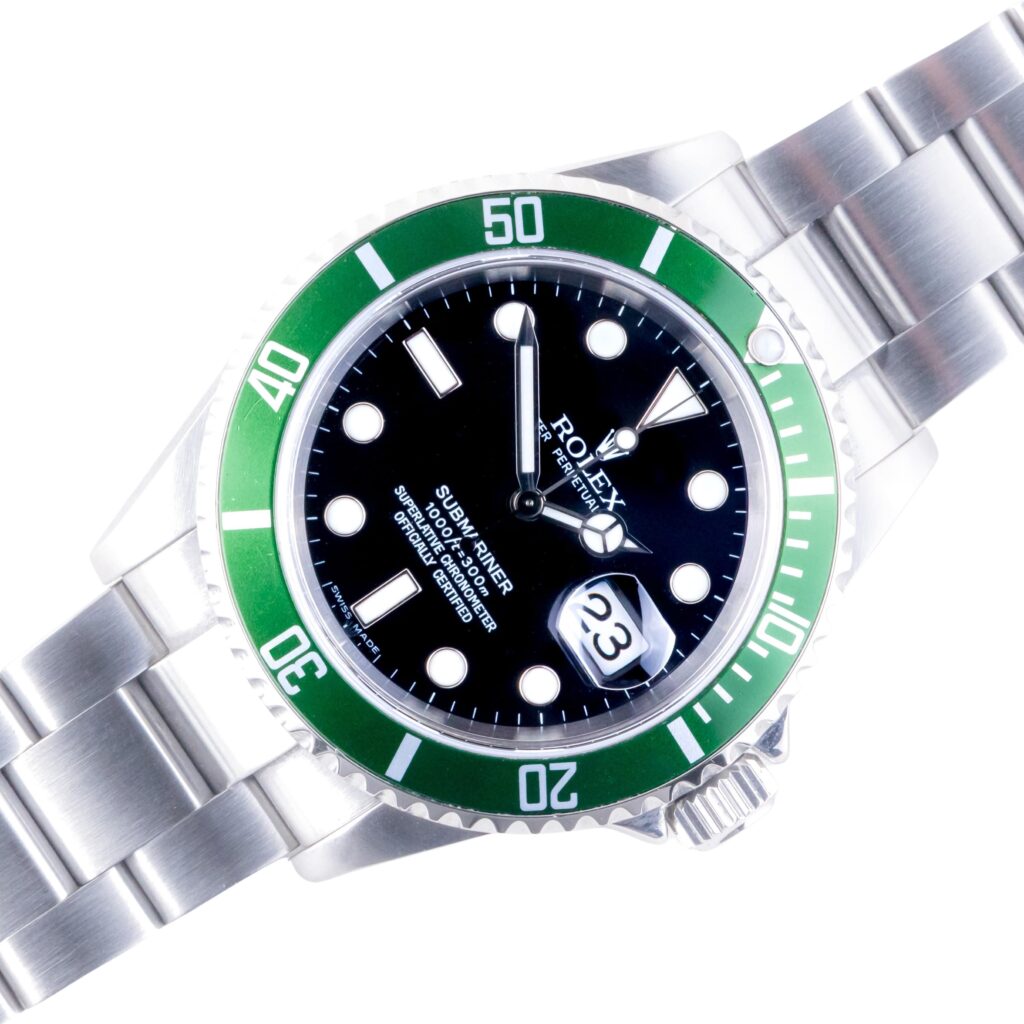 Rolex Oyster Perpetual Submariner "Kermit" 16610LV 2006 (Volledige Set)