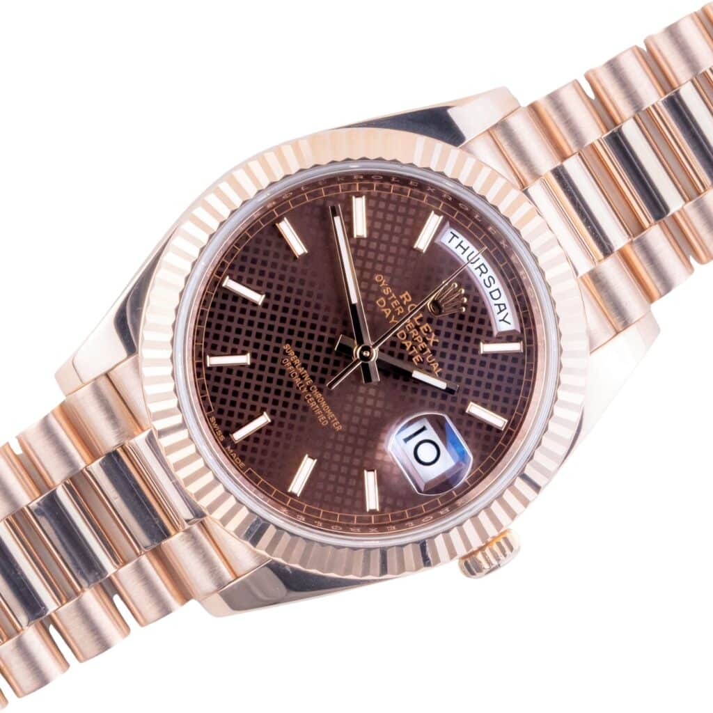 NEW Rolex Oyster Perpetual Day-Date Chocolate 228235 2023 (Vollständiger Satz) (Copy)